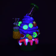Fruity Menagerie Cupcake Bong | UV Reactive Accents