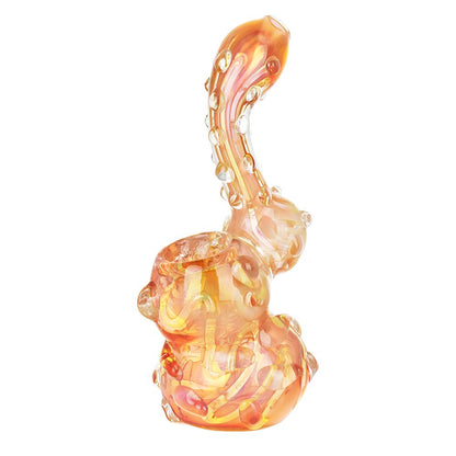 Full Blown Marble Golden Bubbler | Front View