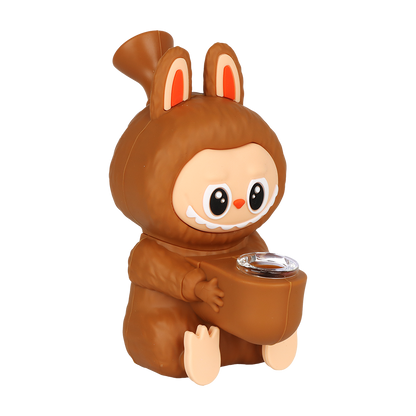Lafufu Figurine Silicone Bong | Brown