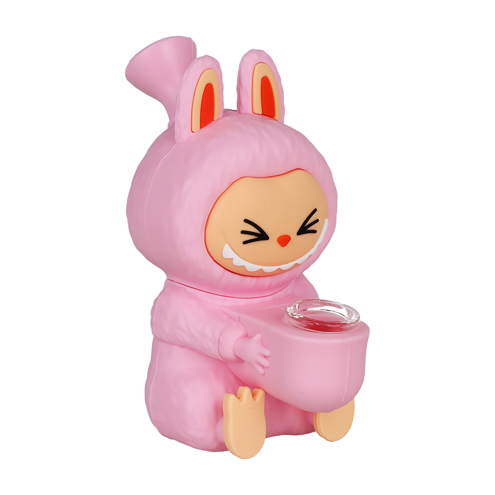 Lafufu Figurine Silicone Bong | Pink