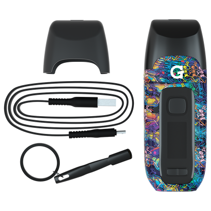 G Pen Dash+ Dry Herb Vaporizer | Grateful Dead | Contents