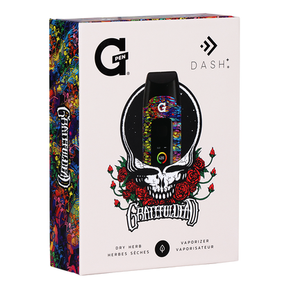 G Pen Dash+ Dry Herb Vaporizer | Grateful Dead | Packaging
