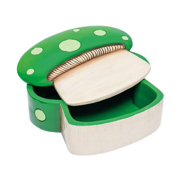 Gamer Mushroom Stash Box | Green | Open View