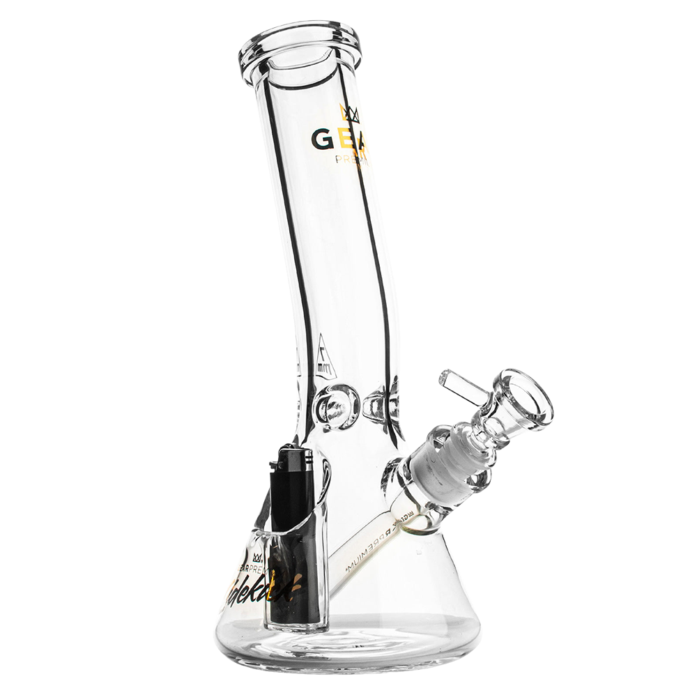 Gear Premium Sidekick Laid Back Beaker Bong | Clear