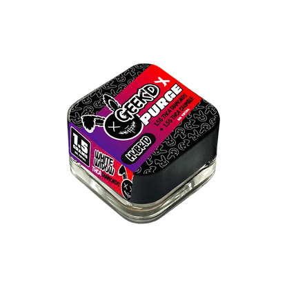 GEEK'D x PURGE THCA Diamonds & Crumble | White Widow & Runtz OG | 3 Gram Jar