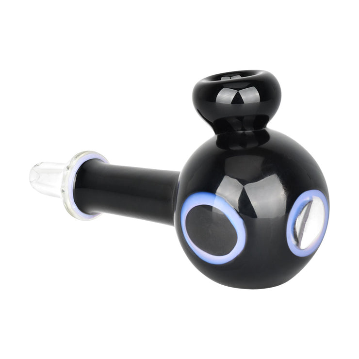Glass Cauldron Hand Pipe | Frontal Side View