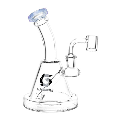 Glass House Bent Neck Dab Rig | Purple