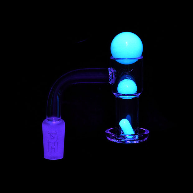 Glass House Terp Vacuum Banger Set | Glow In The Dark