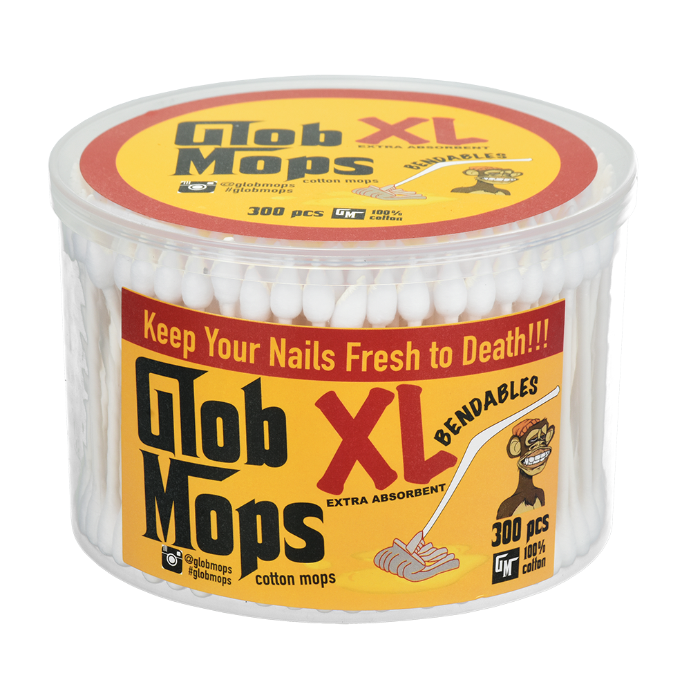 Glob Mops Dual Tip Cotton Swabs | XL Bendables | Pack
