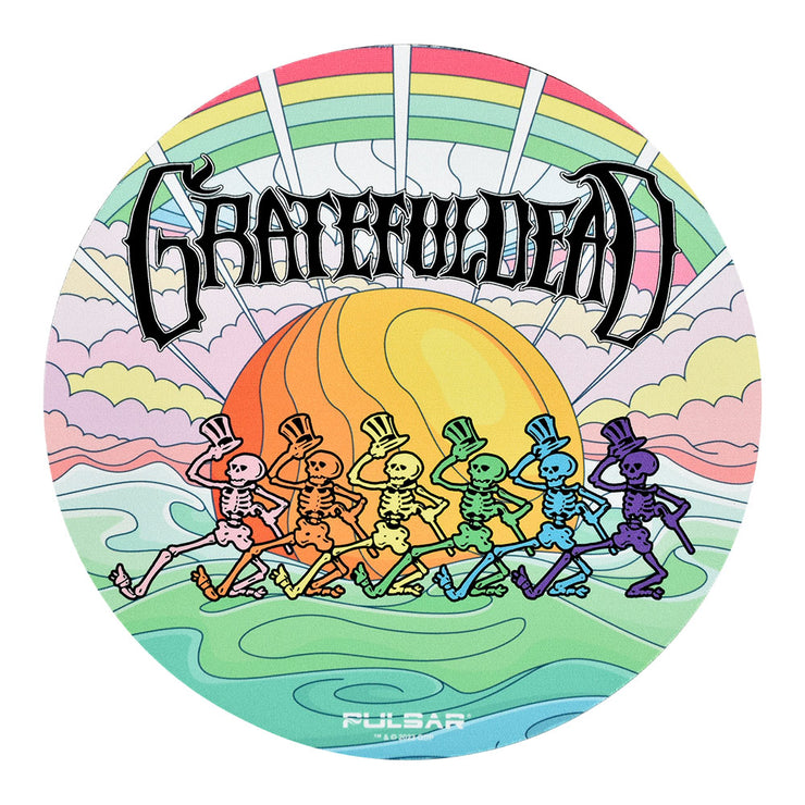 Grateful Dead x Pulsar DabPadz Dab Mat | Under The Rainbow | Round