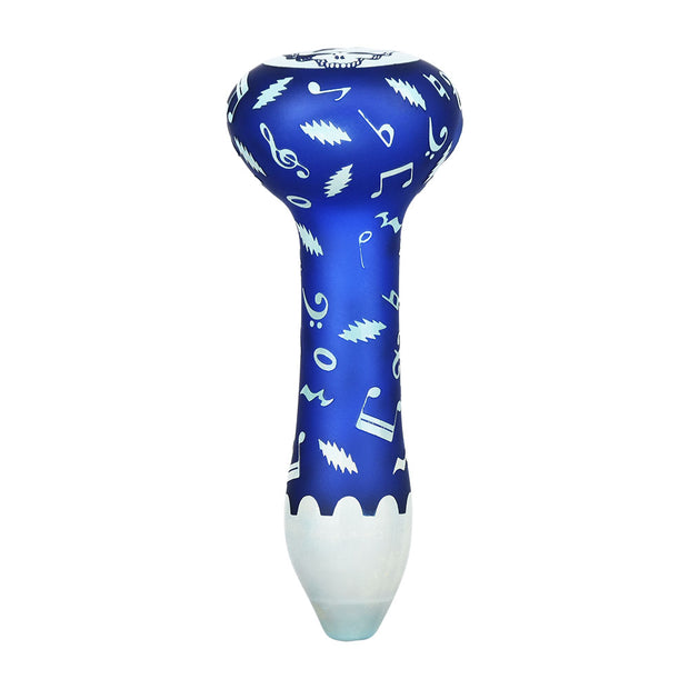 Grateful Dead x Pulsar Etched Spoon Pipe | Steal Your Face | Bottom View