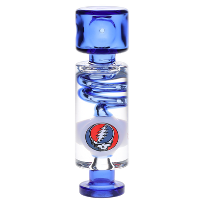 Grateful Dead x Pulsar Glycerin Spiral Hand Pipe | Front View