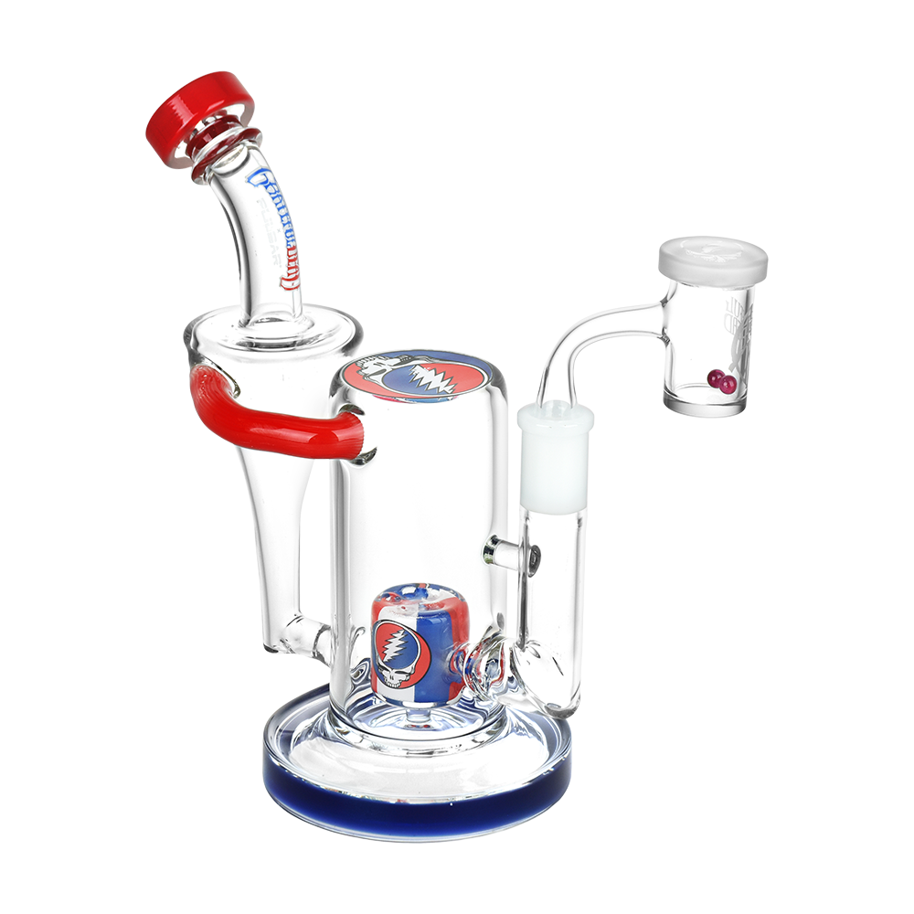 Grateful Dead x Pulsar Honest Tune Recycler Dab Rig Set | Front View