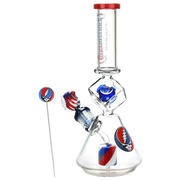 Grateful Dead x Pulsar Inception Cube Beaker Bong Set | Back View