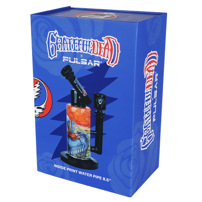 Grateful Dead x Pulsar Inside Print Bong | Boxer | Gift Box Packaging