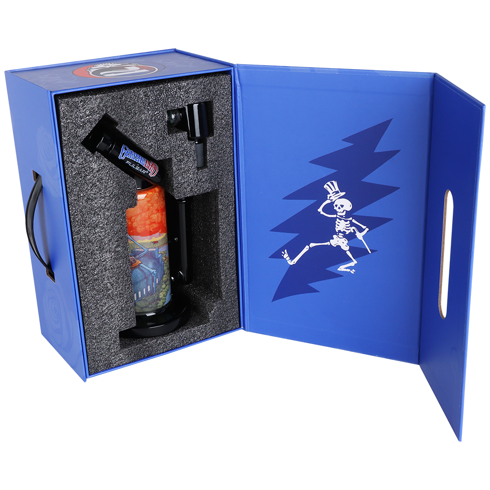 Grateful Dead x Pulsar Inside Print Bong | Boxer | Packaging Open View