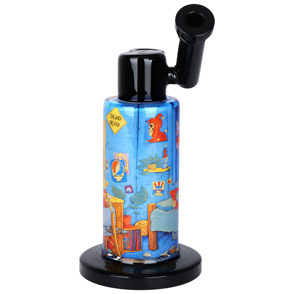 Grateful Dead x Pulsar Inside Print Bong | Deadhead Dorm | Back View