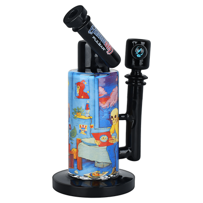 Grateful Dead x Pulsar Inside Print Bong | Deadhead Dorm | Side View