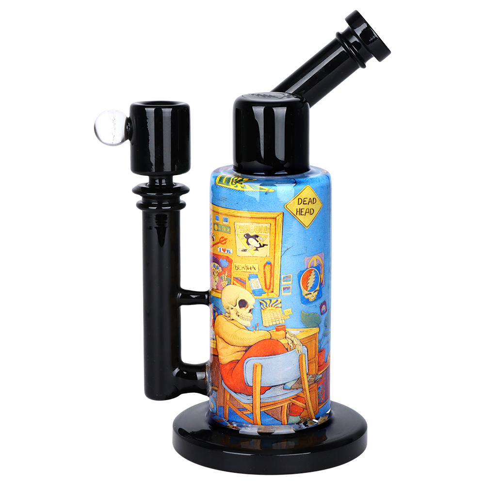 Grateful Dead x Pulsar Inside Print Bong | Deadhead Dorm | Alt Side View