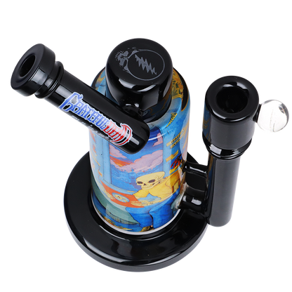 Grateful Dead x Pulsar Inside Print Bong | Deadhead Dorm | Top View