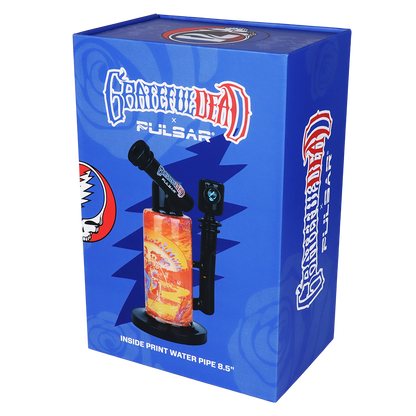 Grateful Dead x Pulsar Inside Print Bong | Sunset Dance | Gift Box Packaging