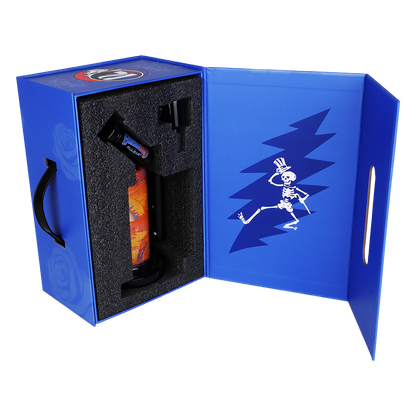 Grateful Dead x Pulsar Inside Print Bong | Sunset Dance | Packaging Open View