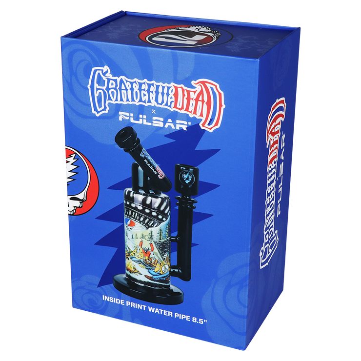 Grateful Dead x Pulsar Inside Print Bong | UFO Jam | Gift Box Packaging