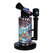 Grateful Dead x Pulsar Inside Print Bong | UFO Jam | Side View
