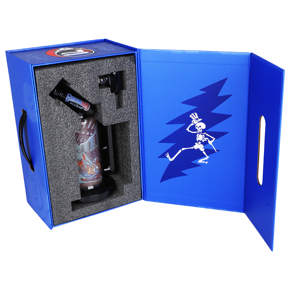 Grateful Dead x Pulsar Inside Print Bong | UFO Jam | Packaging Open View