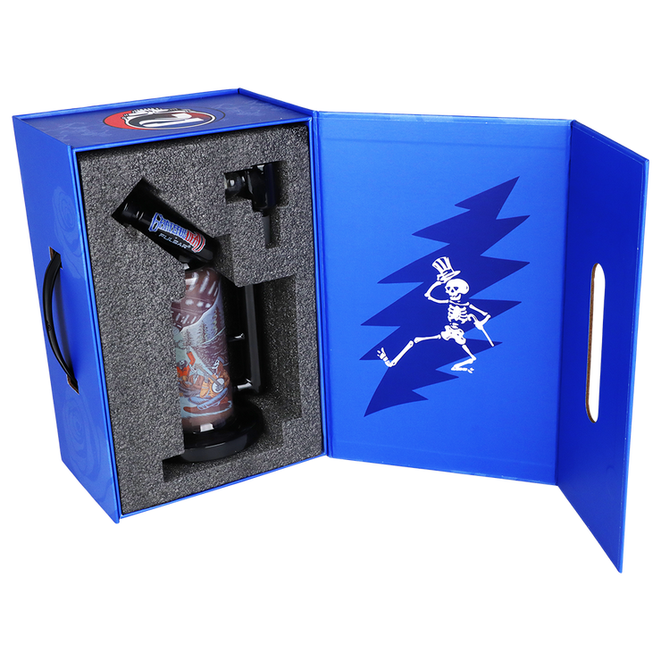 Grateful Dead x Pulsar Inside Print Bong | UFO Jam | Packaging Open View