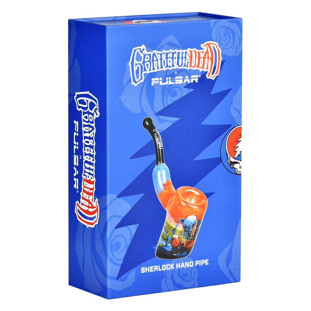 Grateful Dead x Pulsar Inside Print Sherlock Pipe | Boxer | Packaging