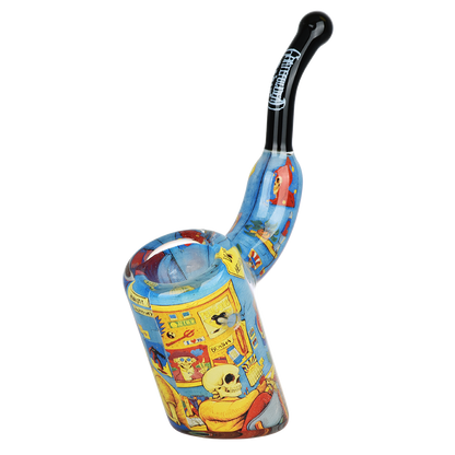 Grateful Dead x Pulsar Inside Print Sherlock Pipe | Deadhead Dorm | Alt Side View