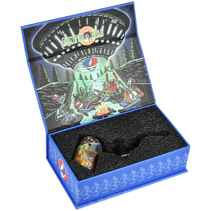 Grateful Dead x Pulsar Inside Print Sherlock Pipe | UFO Jam | Packaging Open View