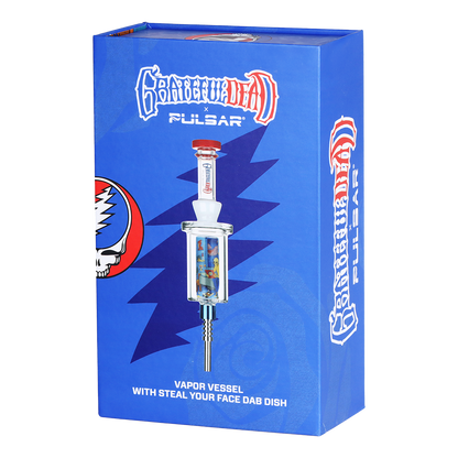Grateful Dead x Pulsar Inside Print Vapor Vessel & Dab Dish | Deadhead Dorm | Gift Box Packaging