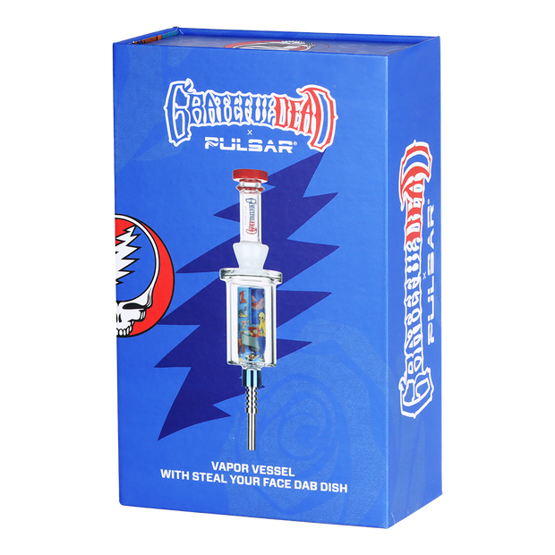 Grateful Dead x Pulsar Inside Print Vapor Vessel & Dab Dish | Deadhead Dorm | Gift Box Packaging