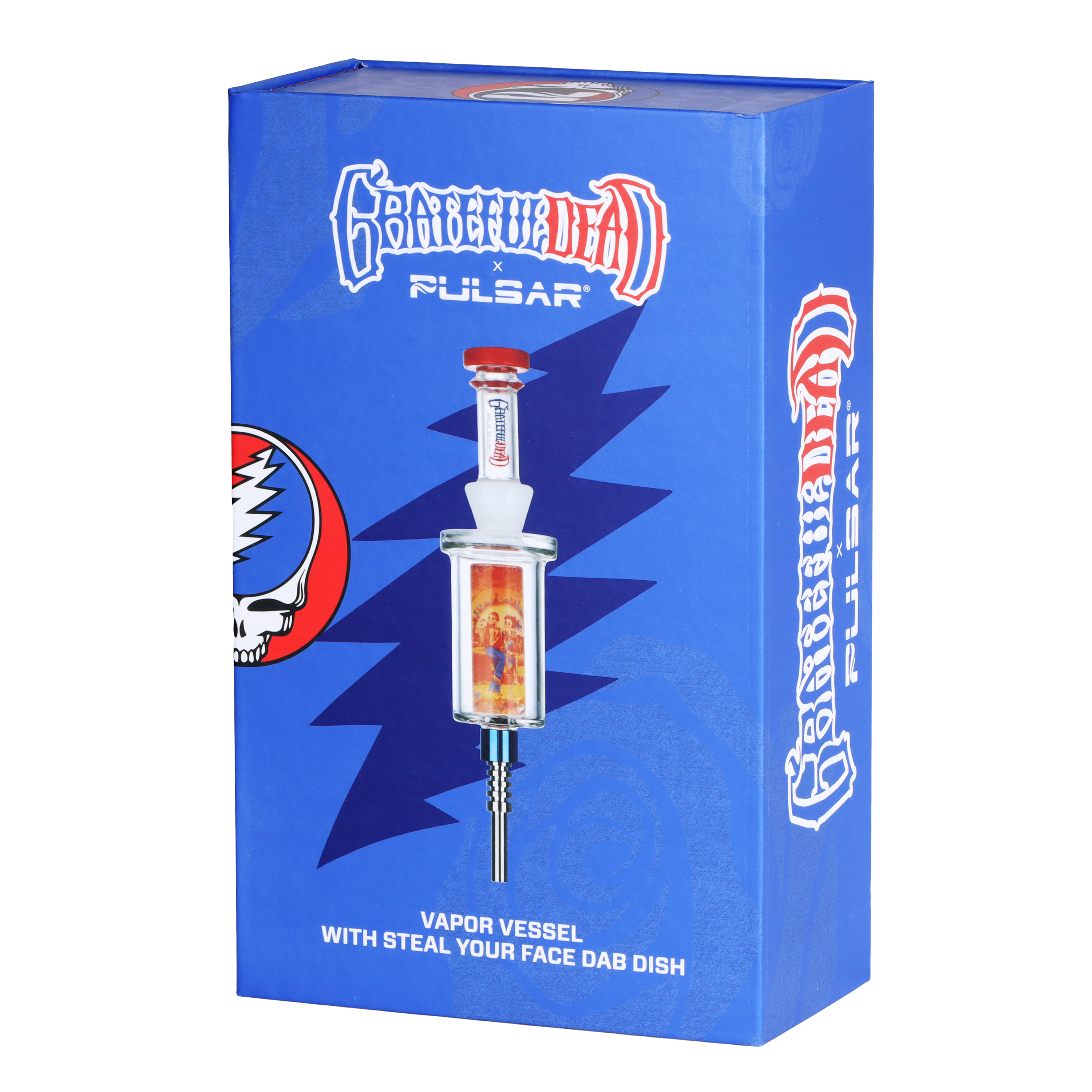 Grateful Dead x Pulsar Inside Print Vapor Vessel & Dab Dish | Sunset Dance | Gift Box Packaging