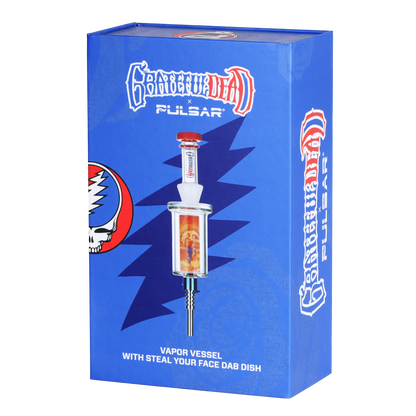 Grateful Dead x Pulsar Inside Print Vapor Vessel & Dab Dish | Sunset Dance | Gift Box Packaging