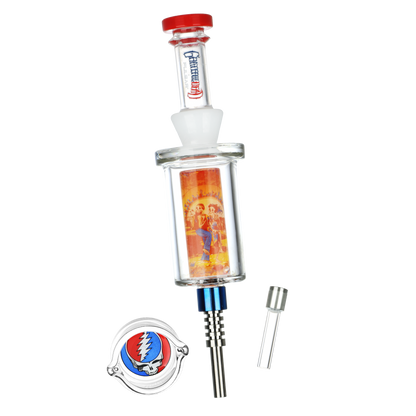 Grateful Dead x Pulsar Inside Print Vapor Vessel & Dab Dish | Sunset Dance