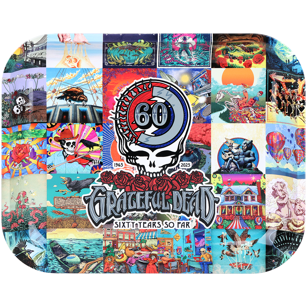 Grateful Dead x Pulsar Large Metal Rolling Tray | 60th Anniversary