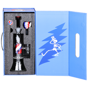 Grateful Dead x Pulsar Lightning Bolt Bong Set | Gift Box Packaging | Open View