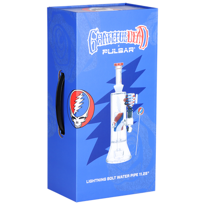 Grateful Dead x Pulsar Lightning Bolt Bong Set | Gift Box Packaging