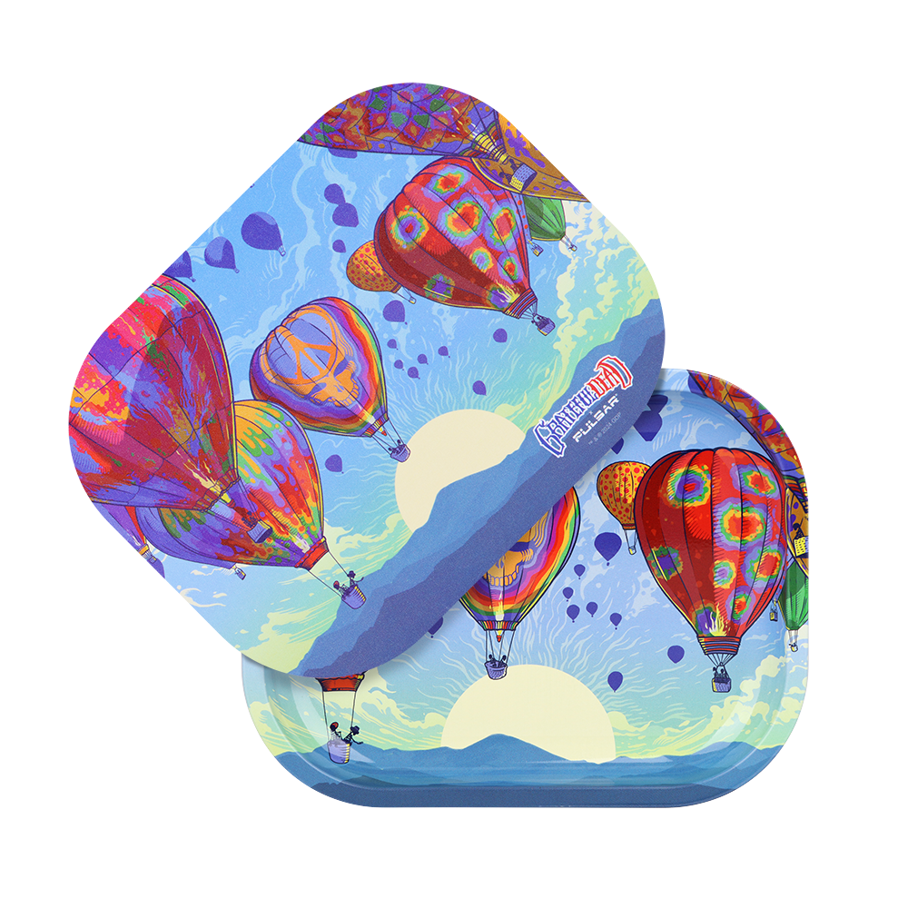 Grateful Dead x Pulsar Mini Metal Rolling Tray & Lid | Hot Air