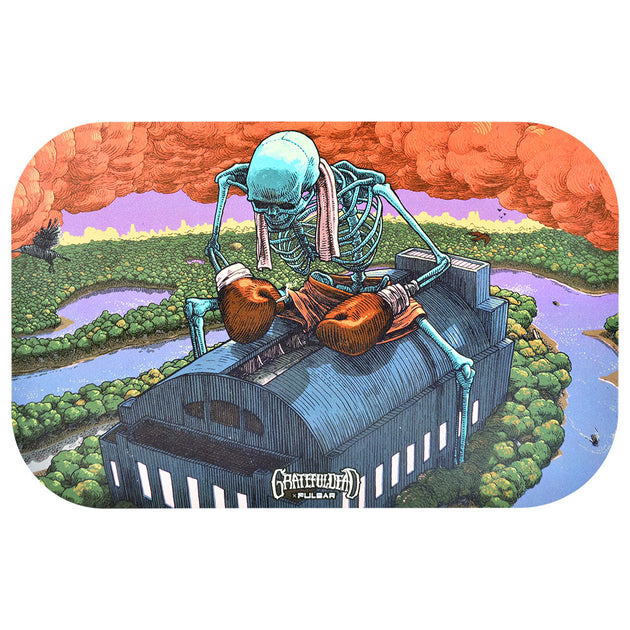 Skeleton Boxer Metal Rolling Tray & Lid Grateful Dead x Pulsar