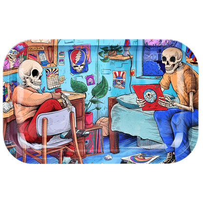 Grateful Dead x Pulsar Metal Rolling Tray | Deadhead Dorm