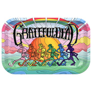 Grateful Dead x Pulsar Metal Rolling Tray | Under The Rainbow