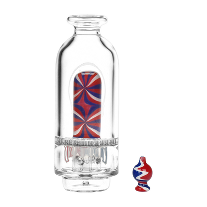 Grateful Dead x Pulsar Sandblasted Stealie Rig Set for Puffco Peak Series | Back View
