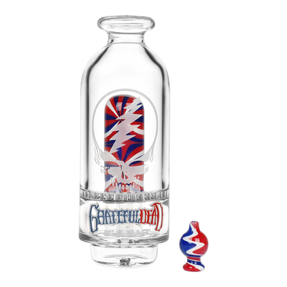 Grateful Dead x Pulsar Sandblasted Stealie Rig Set for Puffco Peak Series | Front View