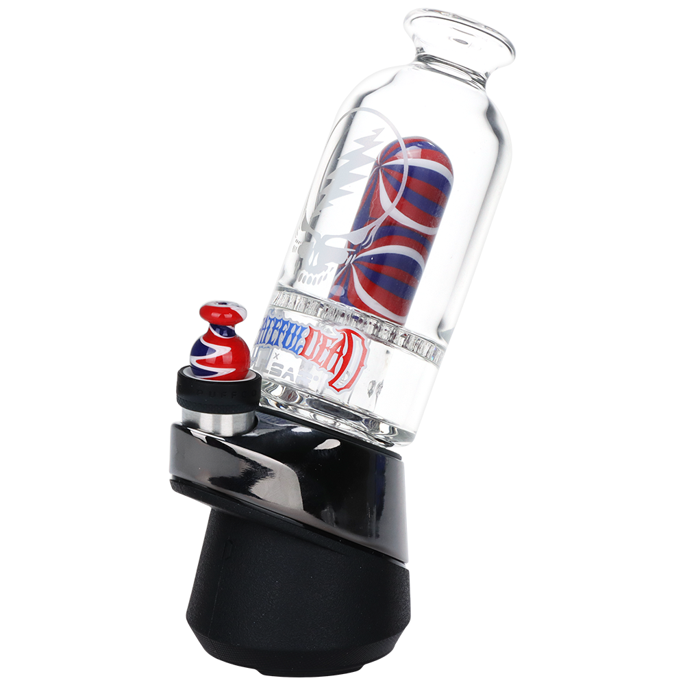 Grateful Dead x Pulsar Sandblasted Stealie Rig Set for Puffco Peak Series | Unit In Use
