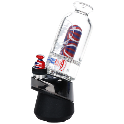 Grateful Dead x Pulsar Sandblasted Stealie Rig Set for Puffco Peak Series | Unit In Use