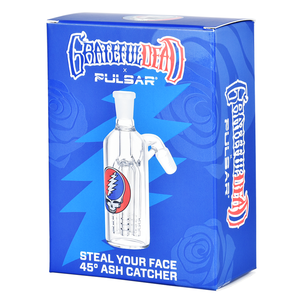 Grateful Dead x Pulsar Steal Your Face Ash Catcher | 45 Degree | Packaging